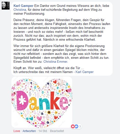 Referenz Karl Gamper Referenz Karl Gamper